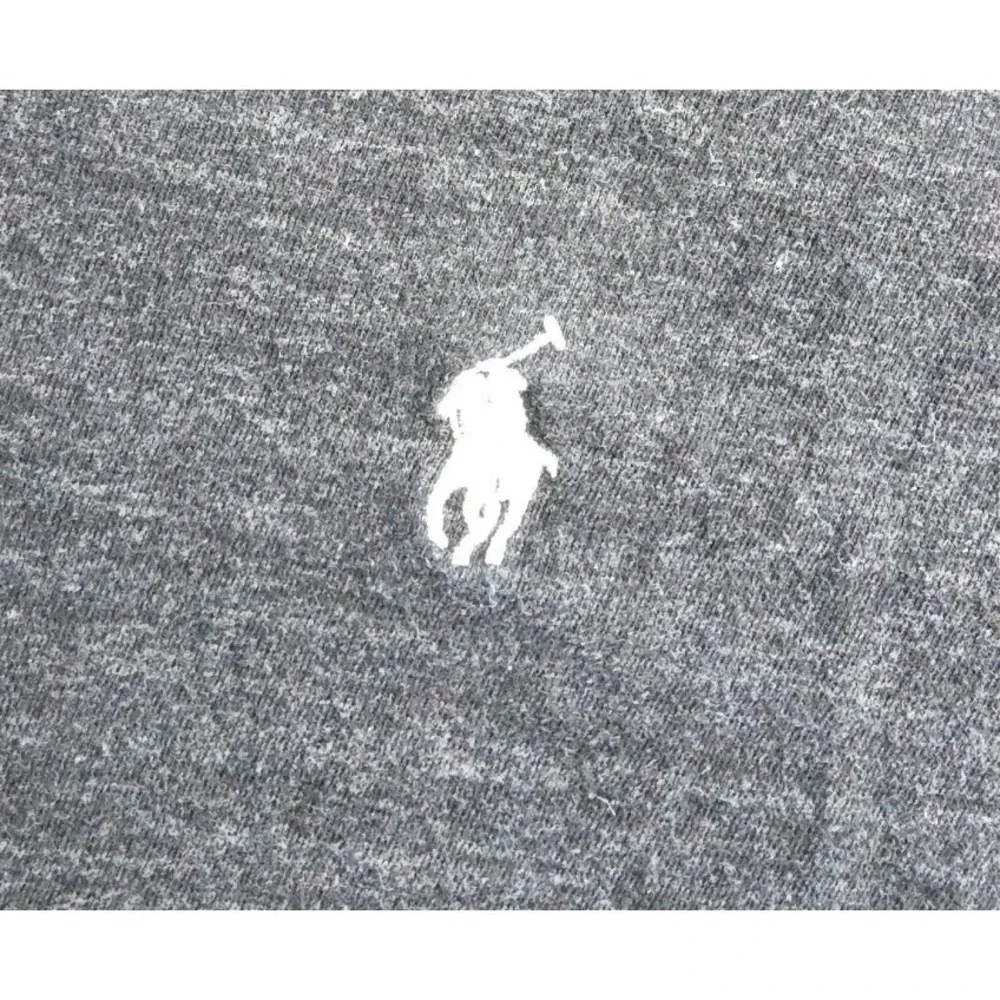 Polo Ralph Lauren Long Sleeve T Shirt Mens Size‎ 2XL Heathered BLACK WHITE Pony